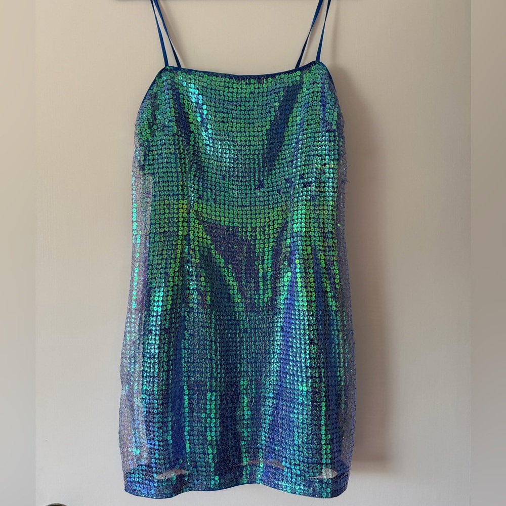 12th Tribe Vibrant Blue Dress